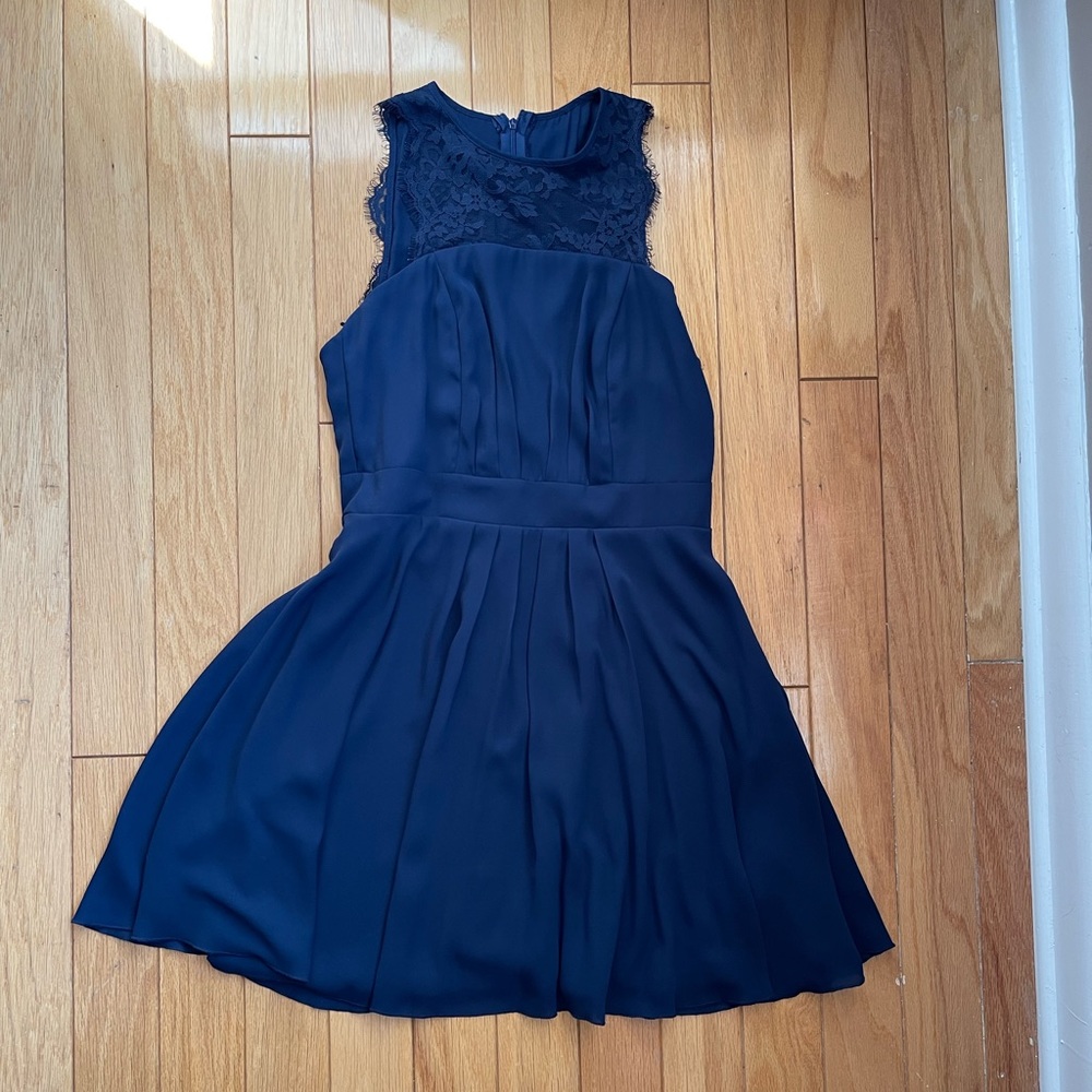 Navy Blue Cocktail Dress